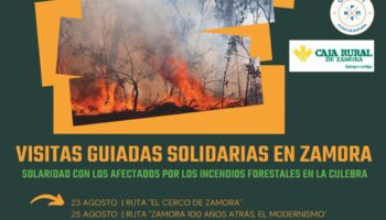 Visitas solidarias en Zamora a favor de los damnificados por los incendios de la Culebra